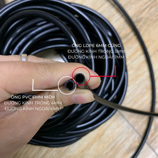 Dây phun sương ống 8mm cuộn 30m, 50m, 100m
