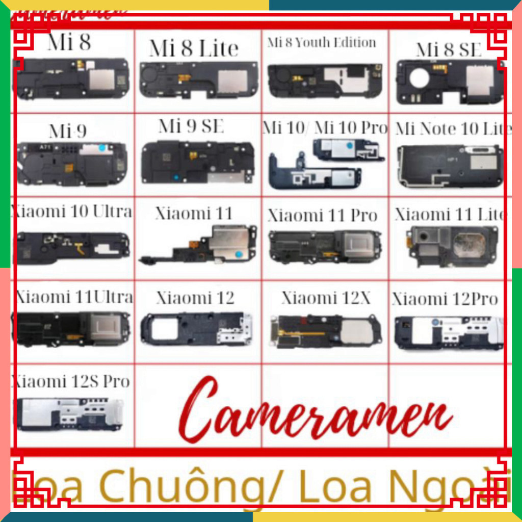 [ Loa Chuông / Loa Ngoài Xiaomi Mi 8 , Mi 8 Lite , Mi 8 Youth Edition , Mi 8 SE , Mi 9 , Mi 9 SE ,  