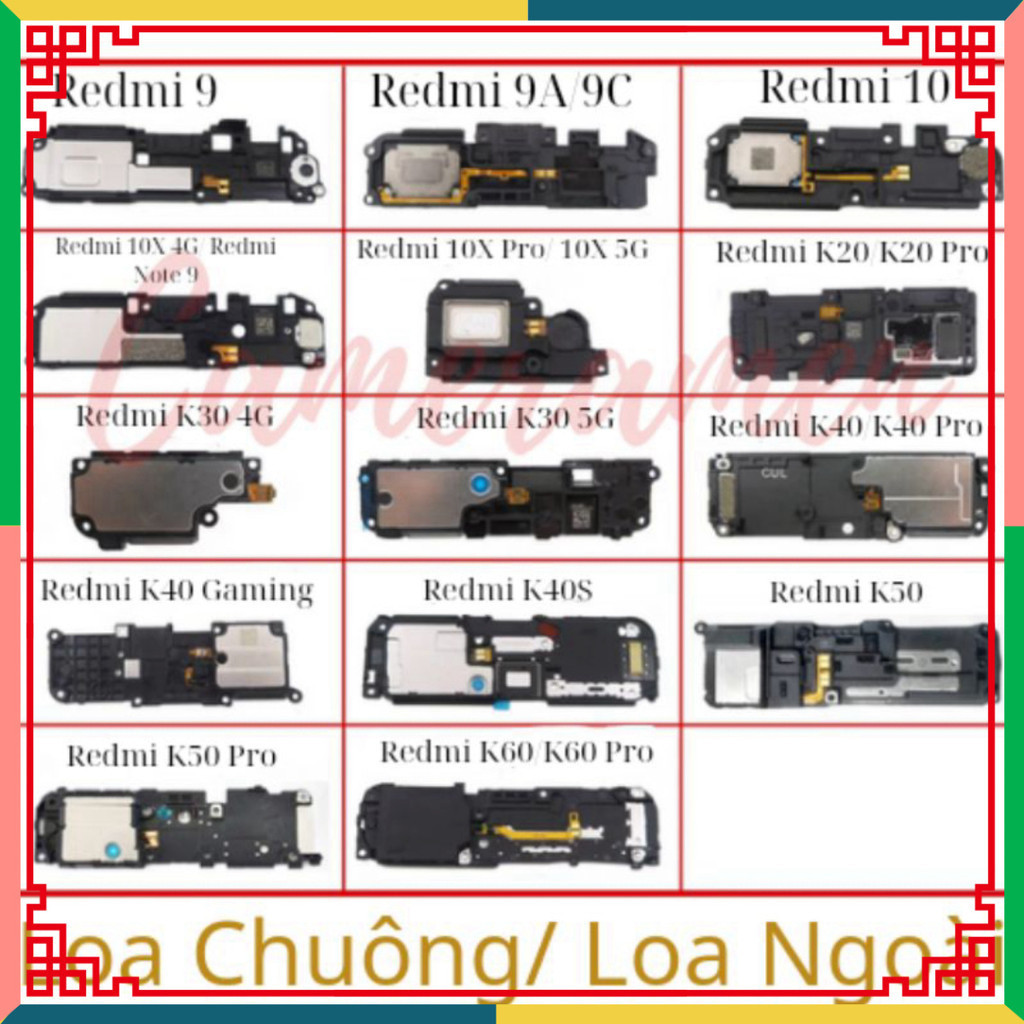 [ Loa Ngoài / Loa Chuông Xiaomi Redmi K30 4G K30 5G K40 K40 Pro  K50 K50 Pro , K40S , K40 Gaming , K