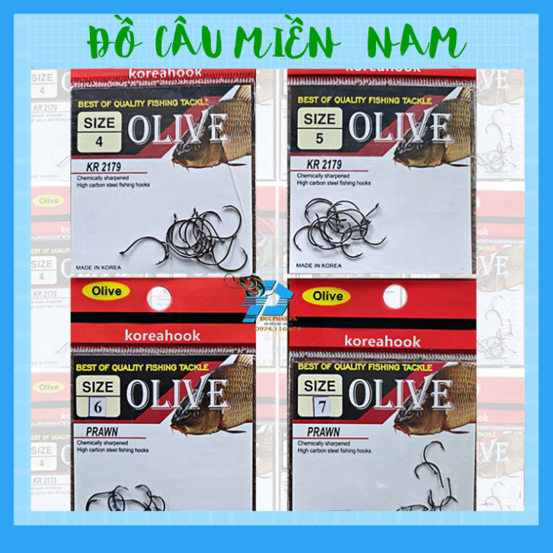 Lưỡi Câu Tôm Bịch Đầy Đủ Cá {Size 4-7} ĐỨC PHÁT FS