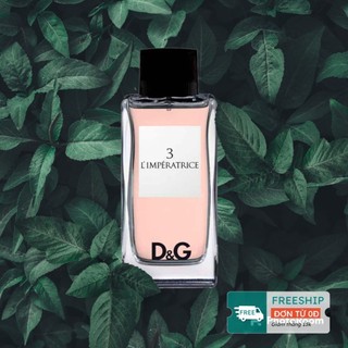 Nước hoa d/g 3 edt tươi mới, nữ tính, dễ thương 5ml/10ml/20ml