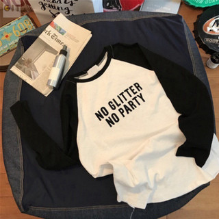 Áo Thun tay dài phối màu No Patty, Áo thun Unisex from rộng, chất áo dày, thiết kế phong cách thời trang cá tính -DVGIT
