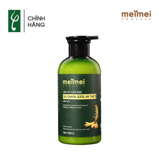 Dầu xả thảo dược Mei Mei kiềm dầu: sả, chanh, gừng, hà thủ ô 500ml