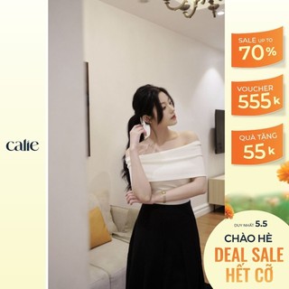 Áo len nữ CALIE dệt kim trễ vai  AF140