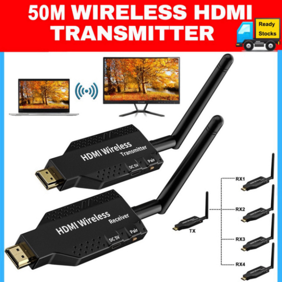 hdmi không dây HDMI 1TX to 3RX 1TX to 4RX HDMI không dây 1TX to 4RX . .