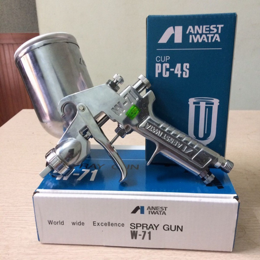 ATS_Súng phun sơn Iwata W71 bình dưới CHÍNH HÃNG