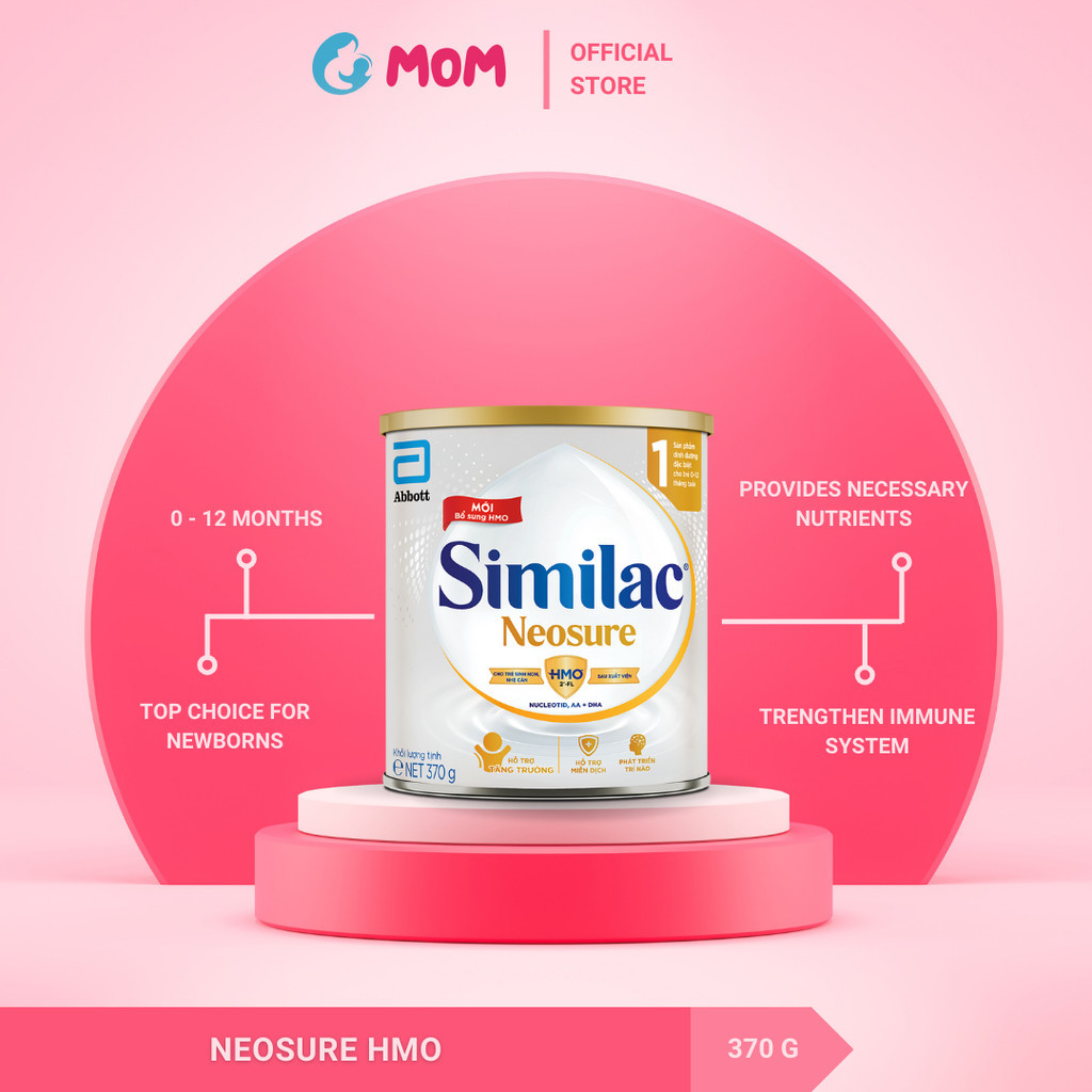 Sữa bột Similac Neosure HMO 370g