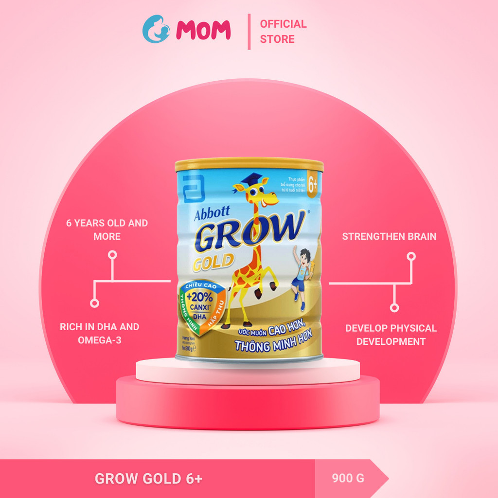 Sữa bột Grow Gold 6+ 900g