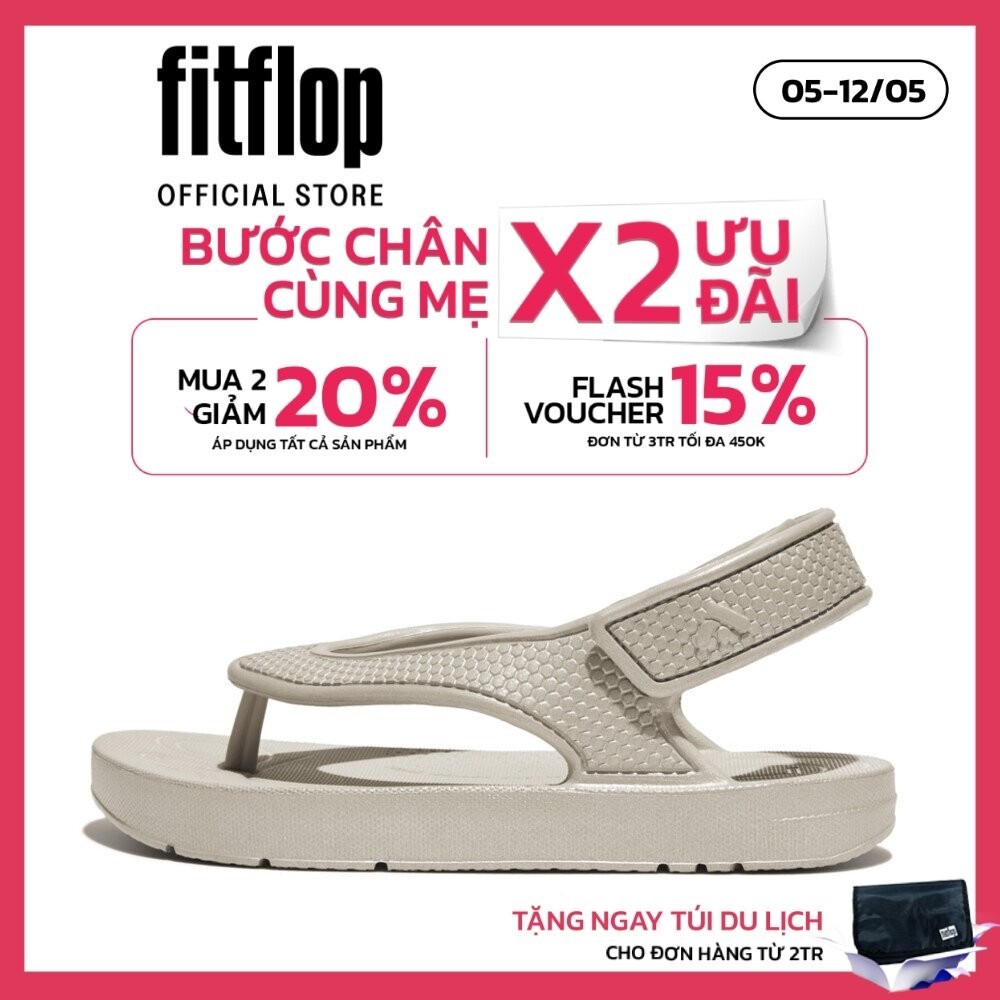 Dép Xỏ Ngón Trẻ Em FitFlop IQUSHION - Silver - II GI8-011