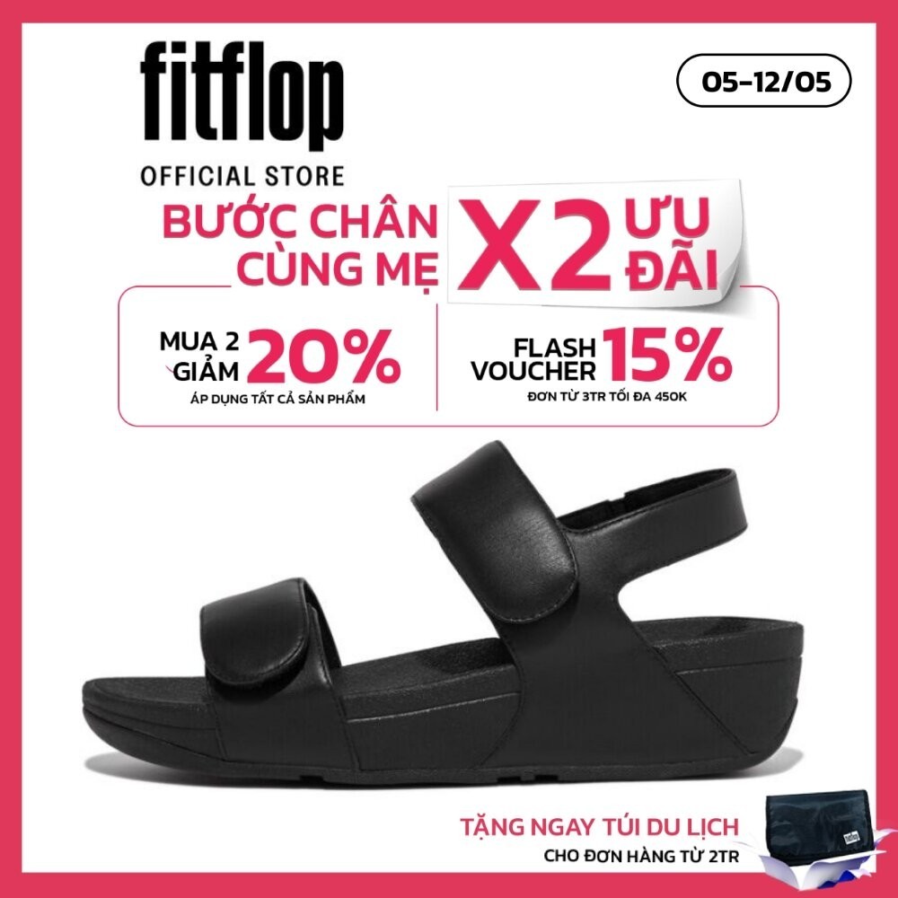 Xăng Đan Nữ FitFlop LULU - All Black - MD FV8-090