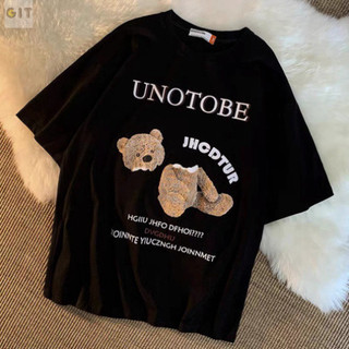 Áo thun Gấu Unotobe , Áo phông from rộng mặc cho nam và nữ, chất vải dày mặc không xù, mặc mát -DVGIT
