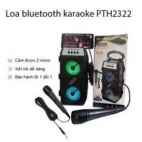 Loa karaoke bluetooth PTH-2311/2322 công suất cao với âm thanh chuẩn,Loa kéo mini phiên bản mới có đèn led tặng mic hát | BigBuy360 - bigbuy360.vn
