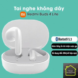 Tai nghe bluetooth Redmi Buds 4 Lite kết nối ổn định với phiên bản mới,tai nghe không dây âm thanh mượt mà cực tốt có BH