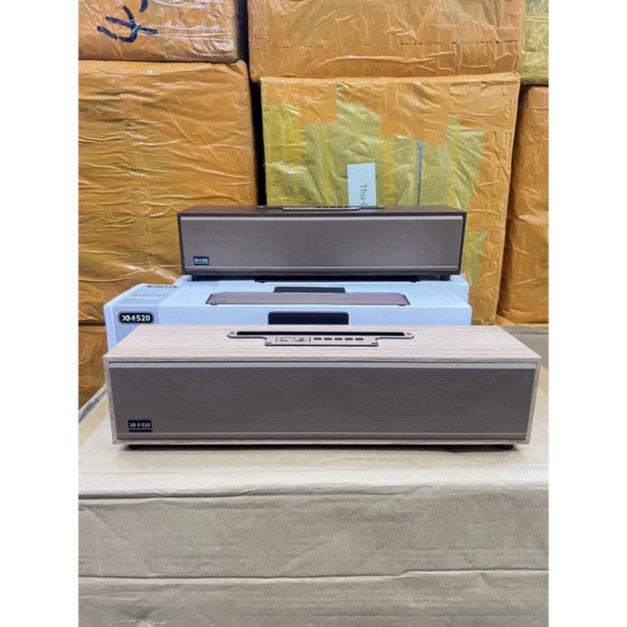 Loa bluetooth XM 520 bass chuẩn nhạc đỉnh cao,loa không dây công suất 20w thiết kế vỏ gỗ dạng thanh để bàn sang trọng | BigBuy360 - bigbuy360.vn