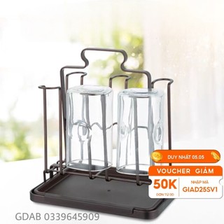 Khay úp cốc - giá úp cốc inox sơn tĩnh điện không gỉ sang trọng