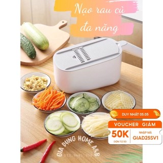 Nạo rau củ đa năng ecoco, dụng cụ tạo hình rau củ quả nhiều hình dạng tiện lợi kèm rổ đựng