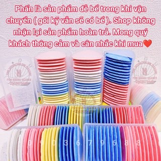 Phấn may siêu nhẹ hộp nhựa,ko phải phấn sáp.giặt mới ra.phấn chất lượng phấn vẽ lên vải,