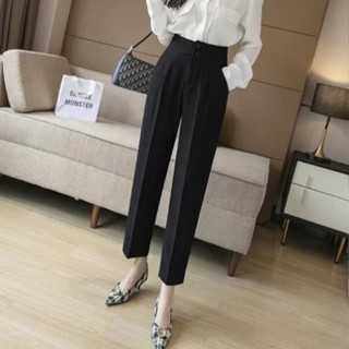 QUẦN BAGGY NỮ AUTHENTIC TOTOSA SHOP MÀU ĐEN CẠP CAO 2 KHUY SIÊU TÔN DÁNG TT14