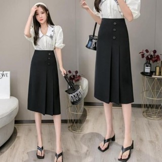 Chân váy dáng A dài AUTHENTIC TOTOSA SHOP 4 màu chất vải tuyết mưa M245