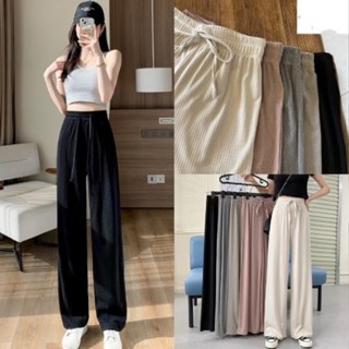 Quần Ống Rộng Nữ AUTHENTIC TOTOSA SHOP nhiều màu Chất Vải Thun Tăm Thái Mềm Mịn