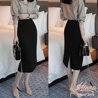 Chân váy bút chì dài nữ AUTHENTIC TOTOSA SHOP chân váy công sở 2 lớp chất vải co dãn thoải mái M9099