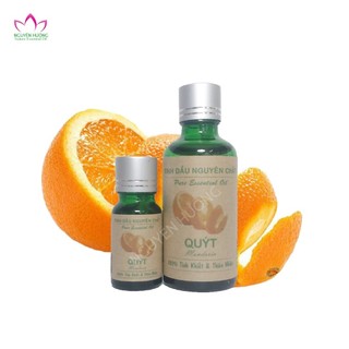 Tinh Dầu Vỏ Quýt (Mandarin) – 100% nguyên chất ( Xông phòng, treo xe hơi) Nguyên Hương