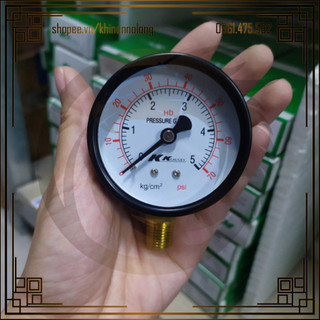 Đồng hồ hơi đo áp suất kk gauges ø 63 từ 5 ~ 50 kg