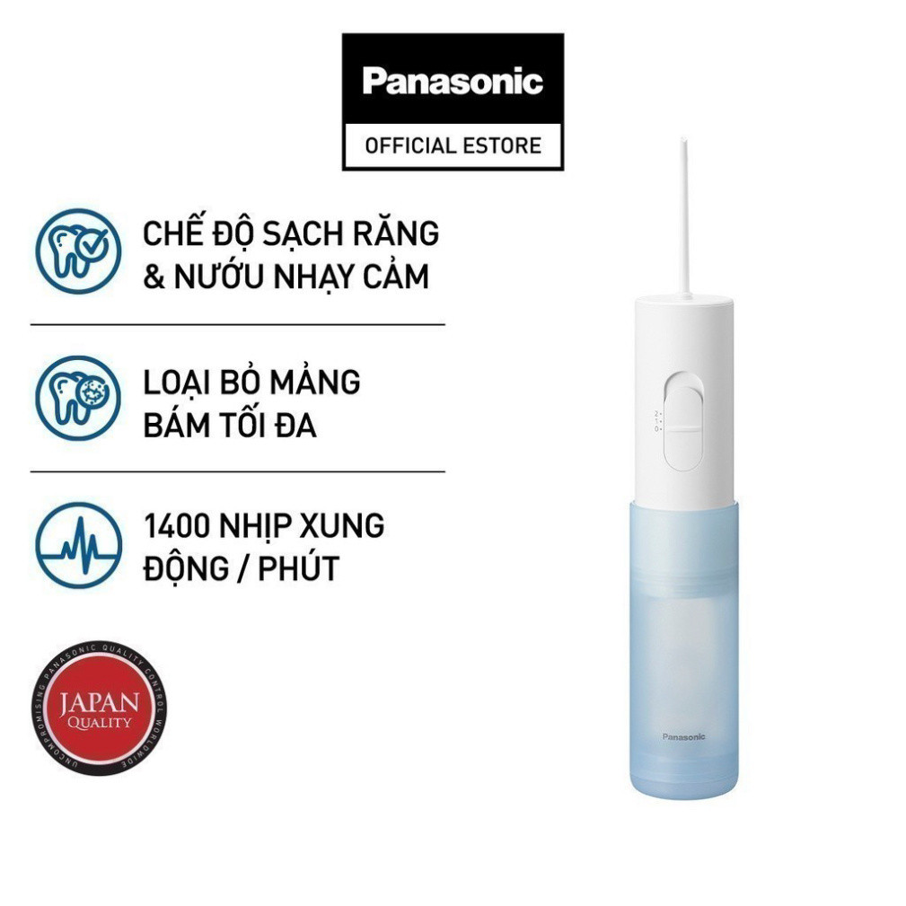 Máy tăm nước cầm tay Panasonic dùng pin EW-DJ11 - Hàng chính hãng - Bảo hành 12 tháng