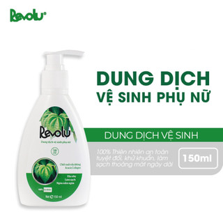 Dung Dịch Vệ Sinh phụ nữ Revolu Trầu không (150ml) trầu không, trà xanh, lô hội, collagen thực vật, vitamin E,...