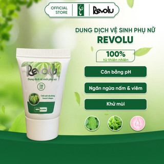 Dung Dịch Vệ Sinh phụ nữ Revolu Trầu không (7.5ml) trầu không, trà xanh, lô hội, collagen thực vật, vitamin E