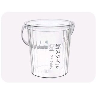 Xô nhựa trong suốt cao cấp 10L có quai xách, xô đựng nước, xô tưới cây 5228 GDNG2