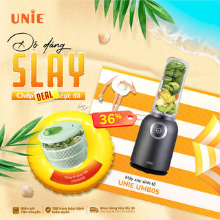 Máy Xay Sinh Tố UNIE UMB05,công suất 240wCối Xay dạng Bình Nước, Lưỡi dao inox 304 cao cấp,Đế Tản Nhiệt Chống Trơn Trượt