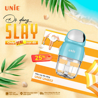 Máy xay mini UMB02, lưỡi dao 3 tầng inox 304,cối thuỷ tinh cao cấp, xay đa năng công suất lớn, bảo hành 12 tháng