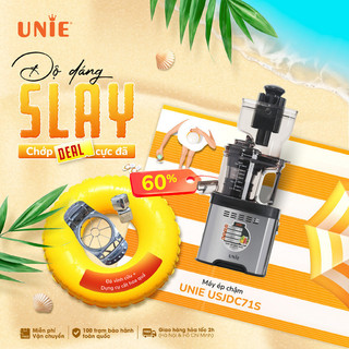 Máy ép chậm Unie USJDC71S, Máy Ép Trái Cây - Bảo hành chính hãng 2 năm