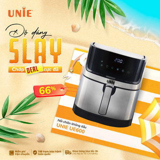 Nồi chiên không dầu UNIE UE-600 dung tích 6.5 Lít công suất 1500W