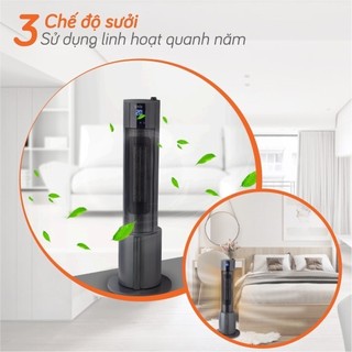 Máy sưởi gốm UNIE UE-129 làm ấm không khí công suất 2200W,3 chế độ sưởi cùng chế độ quạt gió,sử dụng 4 mùa