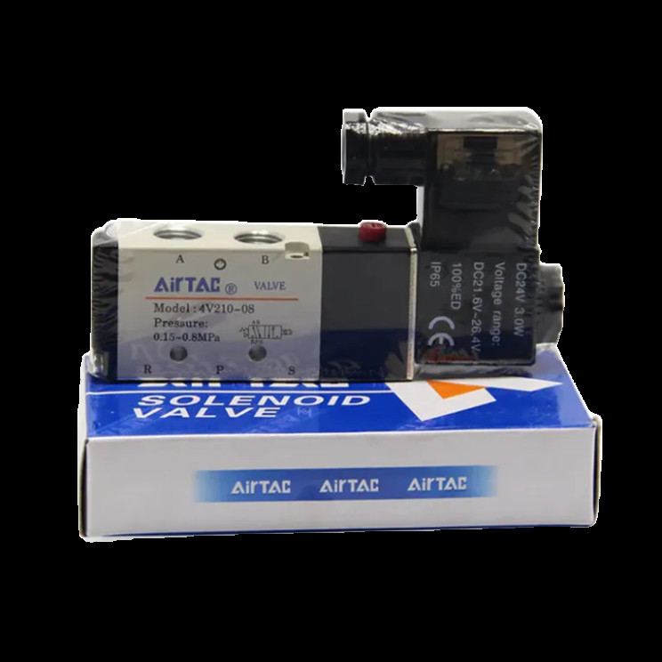 ATS_van điện từ AIRTAC 4V210-08 VÀ cuận coil điện Chính hãng