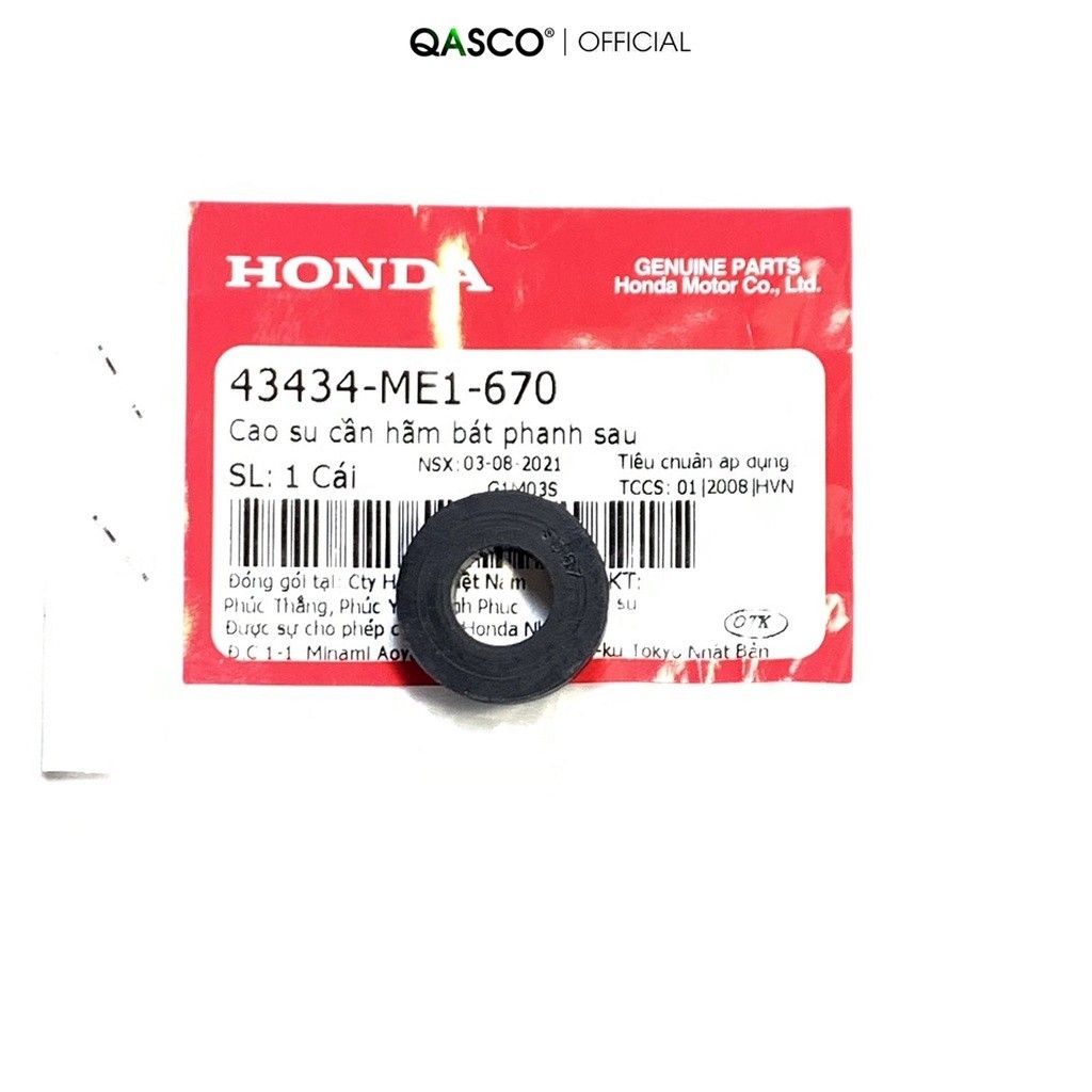 Cao su cần hãm bát phanh sau HONDA nhiều dòng xe  _(43434-ME1-670)_1177