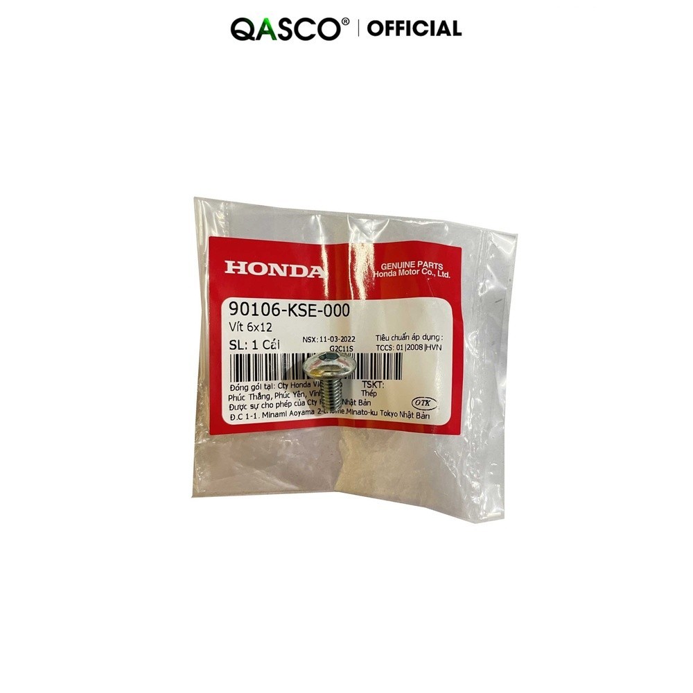 Vít 6x12 HONDA Sh 125 / 150 (2012-2016)  _(90106-KSE-000)_1218