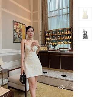Đầm Ngắn Nữ Flower Mini Dress, Chất Vải Hoa Gân Thoải Mái, WDN000264, SOMEHOW