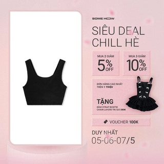Áo Croptop Nữ Basic Layer, Chất Vải Thun Thoải Mái, WAC011,SOMEHOW