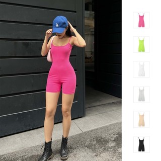 Jumpsuit Nữ Short Colorful Plain, Chất Vải WJS001, SOMEHOW