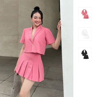 Set Nữ Inverted Triangel Back, Chất Vải Cotton Tuyết Thoải Mái, WSB011, SOMEHOW