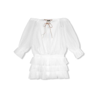 Đầm Ngắn Nữ Loose Top 3 Layers, Chất Vải Tơ Nến Thoải Mái, WDN076 , SOMEHOW
