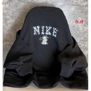 Áo nỉ bo chữ bò sữa, Áo nỉ from rộng, thiết  kế thời trang, mặc ấp áp không bị xù -DVGIT