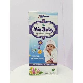 sữa tắm thảo dược min baby