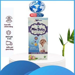 Sữa tắm thảo dược min baby