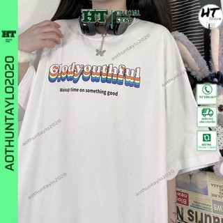 Áo Phông Nữ HTSTORE  Áo thun❤Có size tay lỡ unisex Glodyouthful