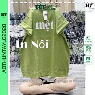 Áo phông nữ tay lỡ  áo thun mệt form rộng unisex màu đen,trắng,đỏ HTSTORE