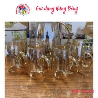Bộ bình cốc thủy tinh chịu nhiệt cao cấp